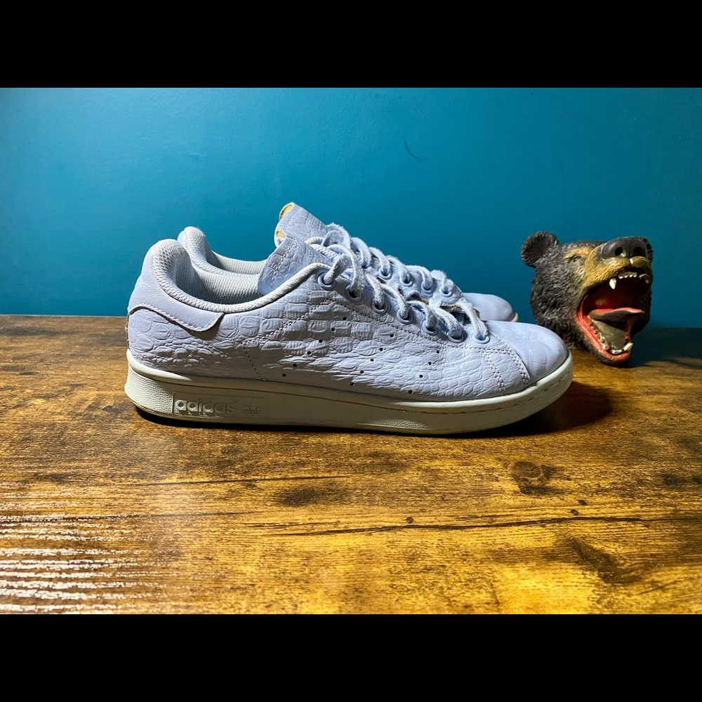 Adidas Stan Smith Light Blue Sneakers Women’s Size 9.5 Men’s 8.5